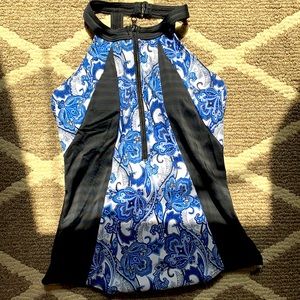 A shore fit- one piece blue swimsuit